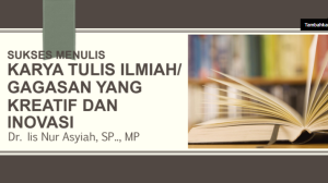 Workshop Peningkatan Kompetensi Mahasiswa dalam Penulisan Karya Tulis Ilmiah Tadris Biologi sukses terlaksana